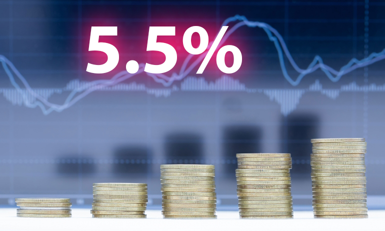 نسبة التضخم تصل مستوى 5،5 بالمائة في أفريل 2026