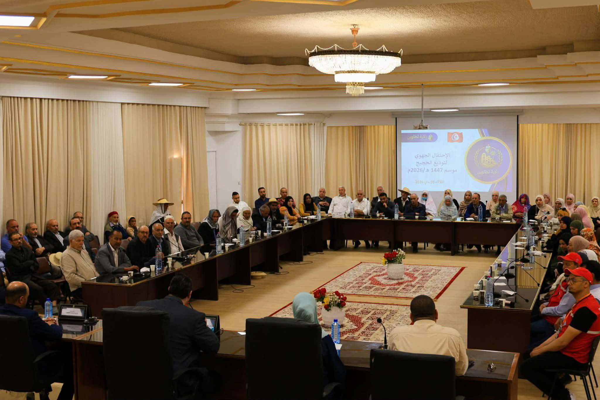 تطاوين : موكب توديع الحجيج والسبت القادم يشدون الرحال الي المدينة المنورة
