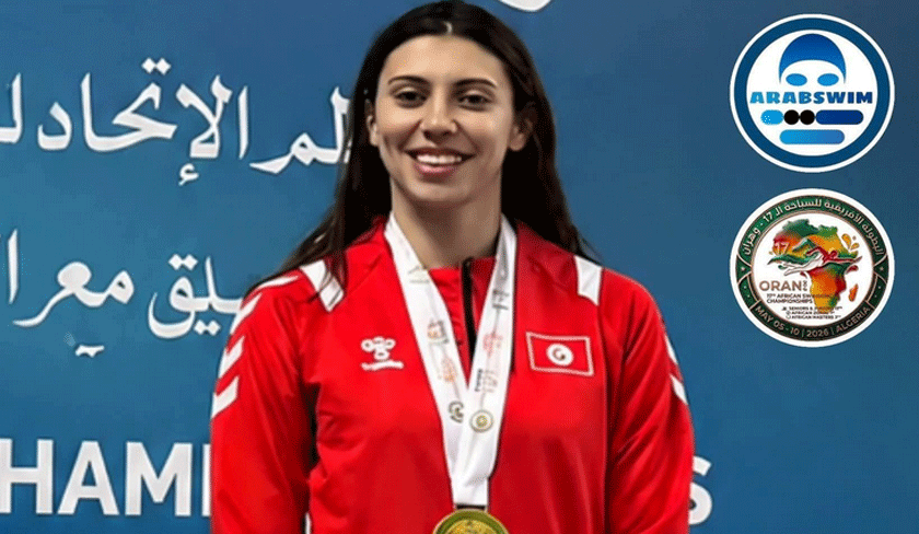 Natation : Habiba Belghith décroche une troisième médaille d’or aux Championnats d’Afrique