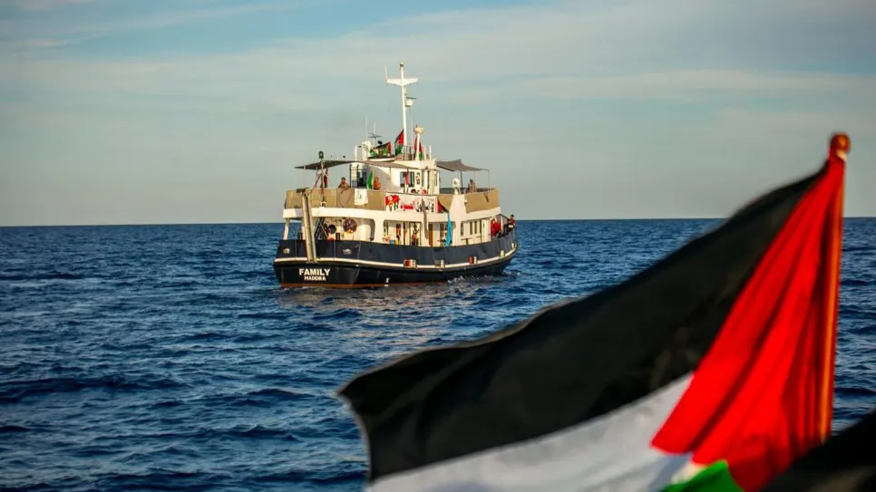 بحرية الاحتلال الصهيوني تعترض أسطول الصمود العالمي المتجه إلى قطاع غزة