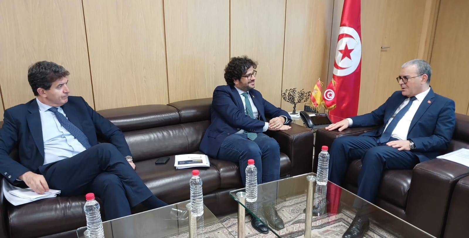 تعزيز التعاون بين تونس والوكالة الإسبانية للتعاون الدولي من أجل التنمية محور لقاء وزير الإقتصاد بمدير عام الوكالة