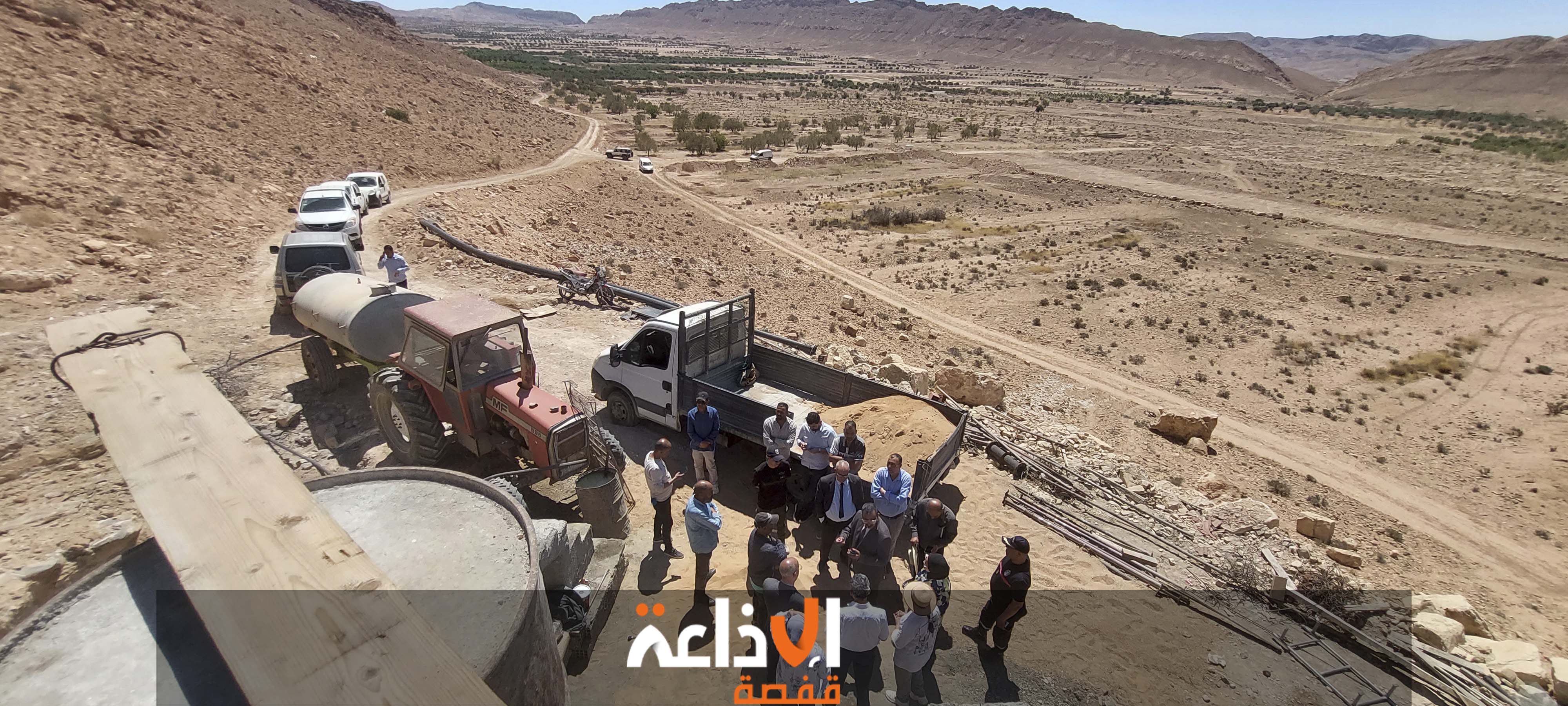 قفصة : دخلة ولاد بوسعد  تشهد قريبا انطلاق استغلال المنطقة السقوية الجديدة وتدعيم المسالك الفلاحية بالمنطقة