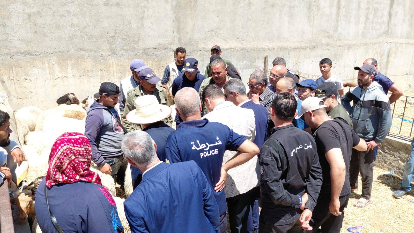 بنزرت: حملات رقابية زجرية وتحسيسية مشتركة بالفضاءات التجارية والأسواق اليومية والأسبوعية وساحات بيع الأضاحي