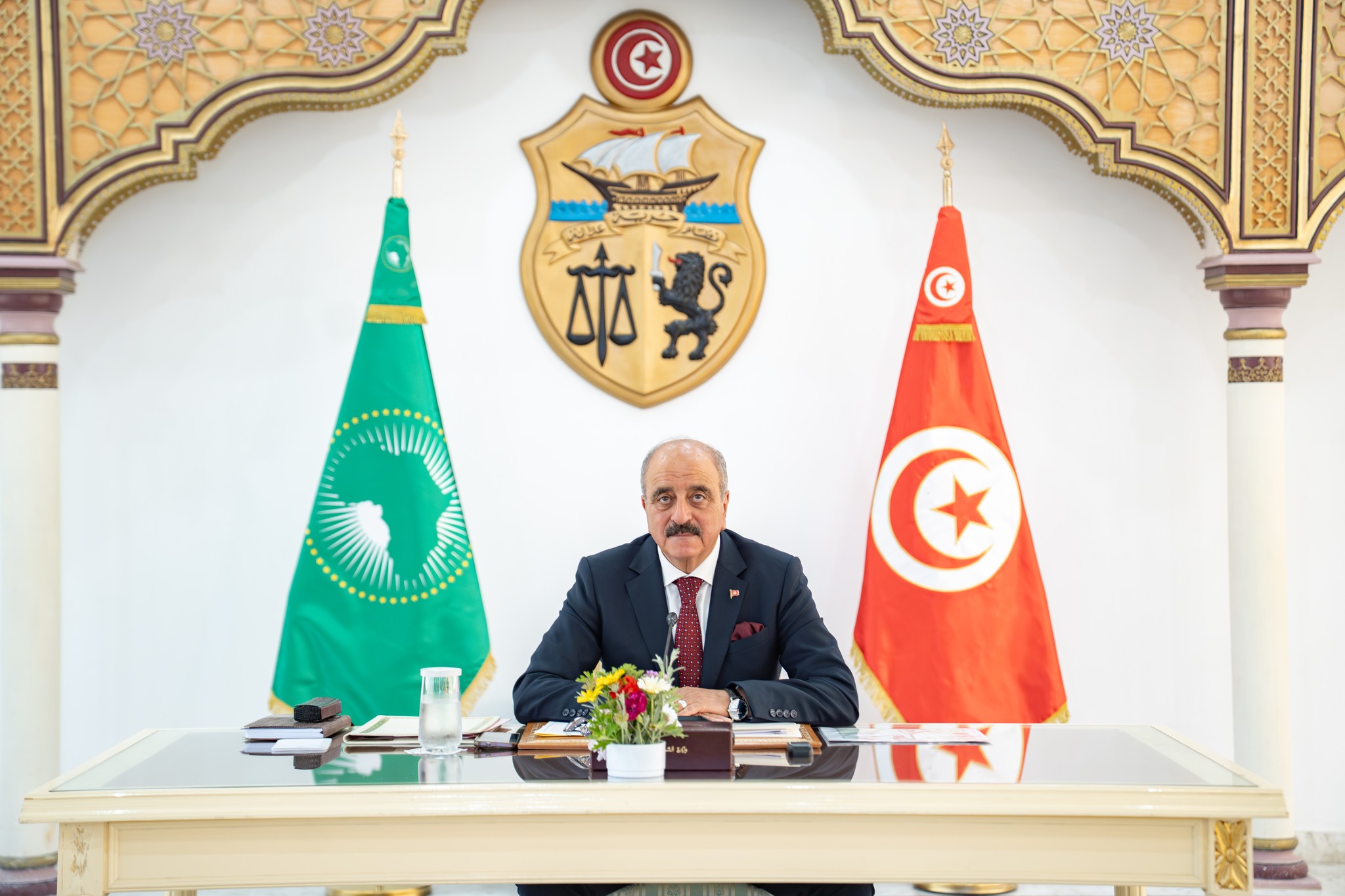 وزير الخارجية يشارك عن بعد في اجتماع اللجنة المكلفة بمتابعة الإصلاح المؤسساتي للاتحاد الافريقي