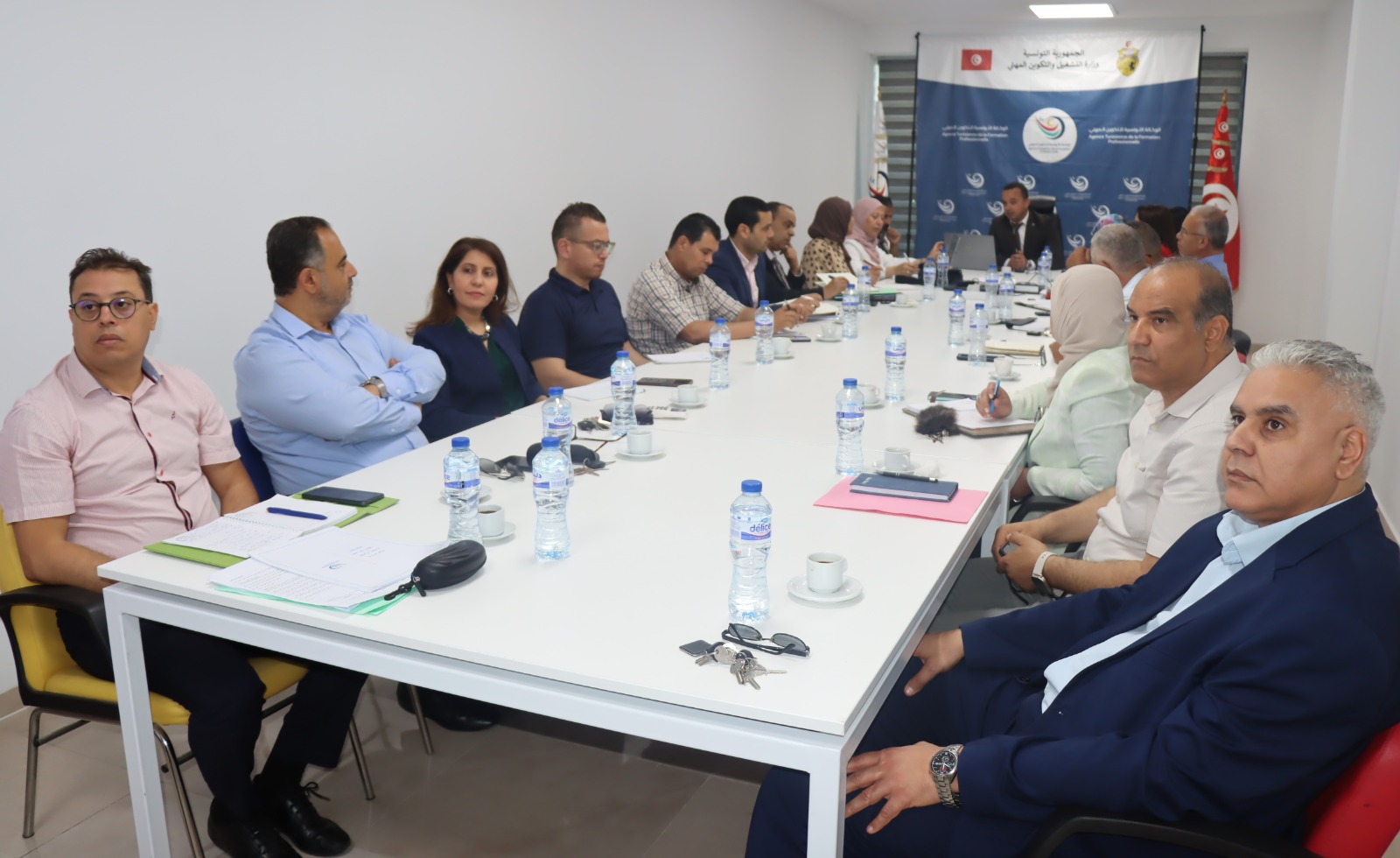 تقديم المنصة الرقمية الخاصة بعقود الأداء خلال جلسة عمل بالوكالة التونسية للتكوين المهني