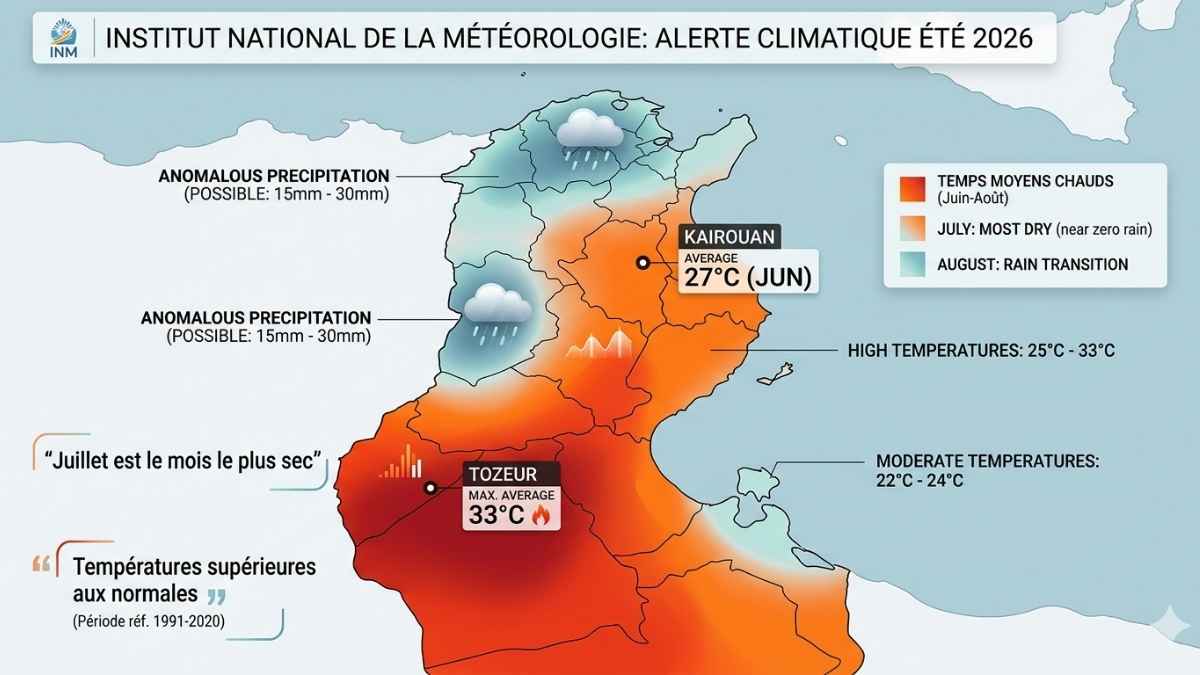 L’été 2026 s’annonce particulièrement chaud en Tunisie
