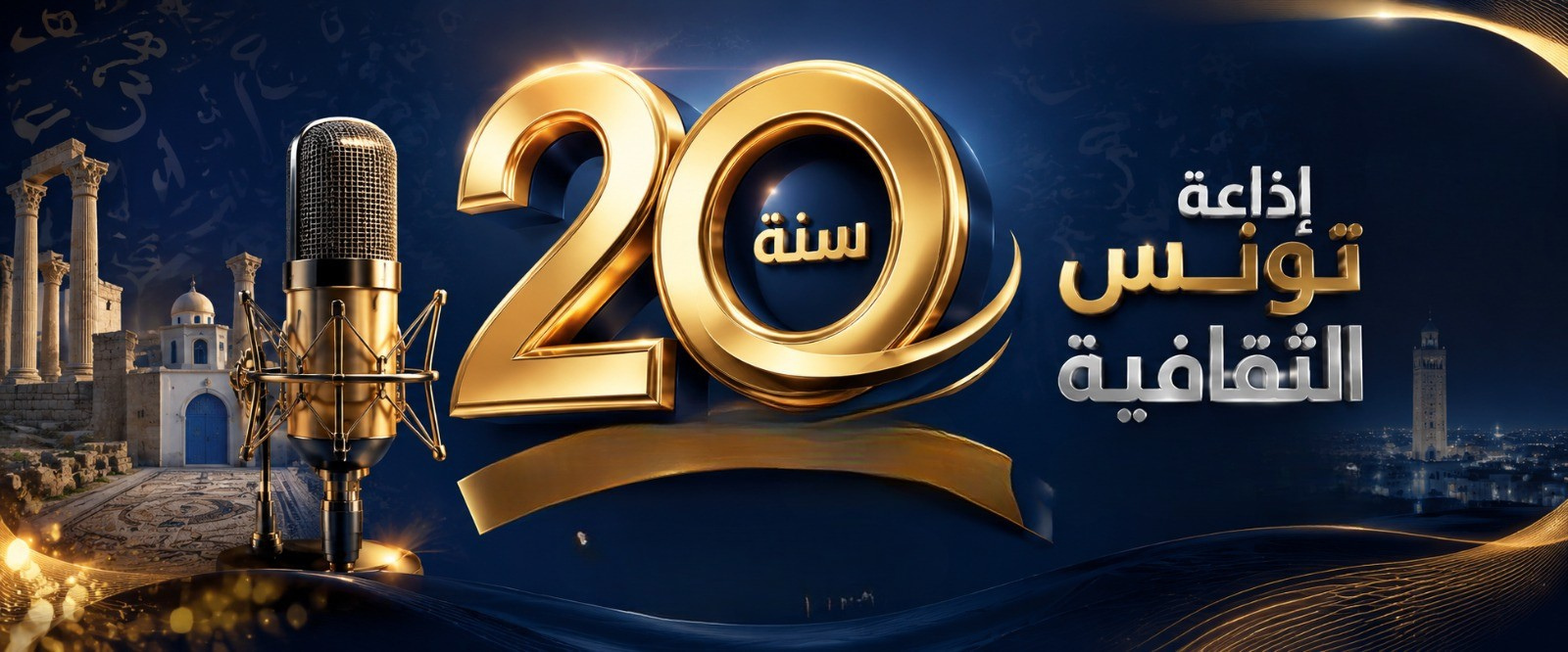  إذاعة تونس الثقافية في ذكرى تأسيسها 20 سنة على دروب الفكر والفنون ، والآداب والعلوم   