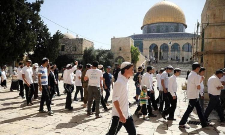عشرات المستوطنين يقتحمون المسجد الأقصى بحماية شرطة الاحتلال