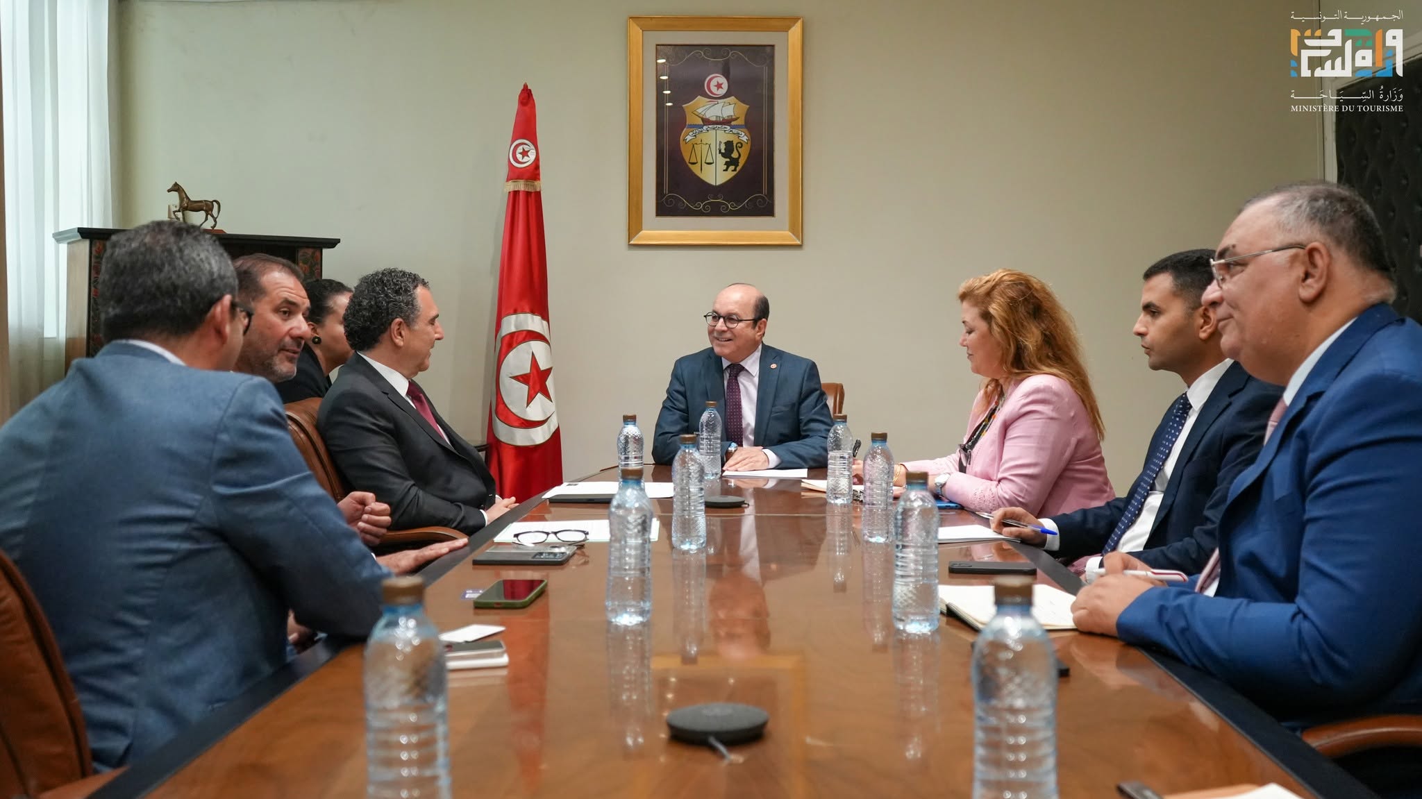 تعزيز التعاون التونسي البرازيلي في مجالي السياحة والصناعات التقليدية محور لقاء وزير السياحة برئيس الغرفة التجارية العربية البرازيلية