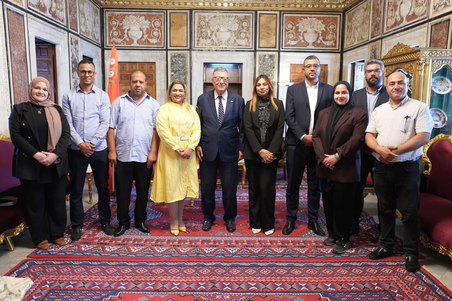 رئيس مجلس نواب الشعب يلتقي أعضاء المجلسين المحليين بمنزل بورقيبة وتينجة