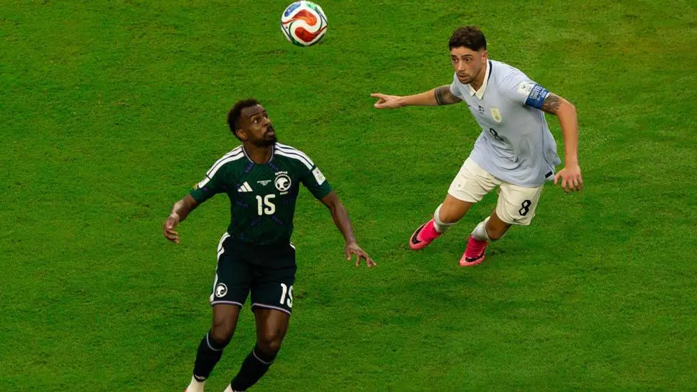 كأس العالم 2026: المنتخب السعودي يتعادل مع أوروغواي 1-1