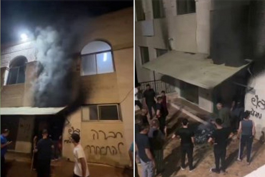 فلسطين: مستوطنون صهاينة يضرمون النار في مسجدين برام الله