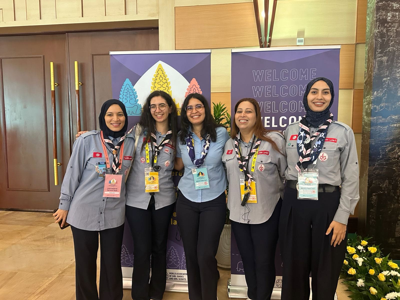 الكشافة التونسية تشارك في المؤتمر العالمي للمرشدات وفتيات الكشافة بكمبوديا