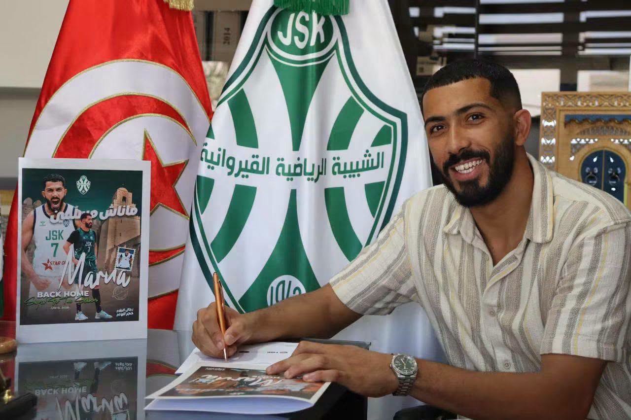 كرة السلة: الشبيبة القيروانية تعزز صفوفها باللاعب أسامة المرناوي