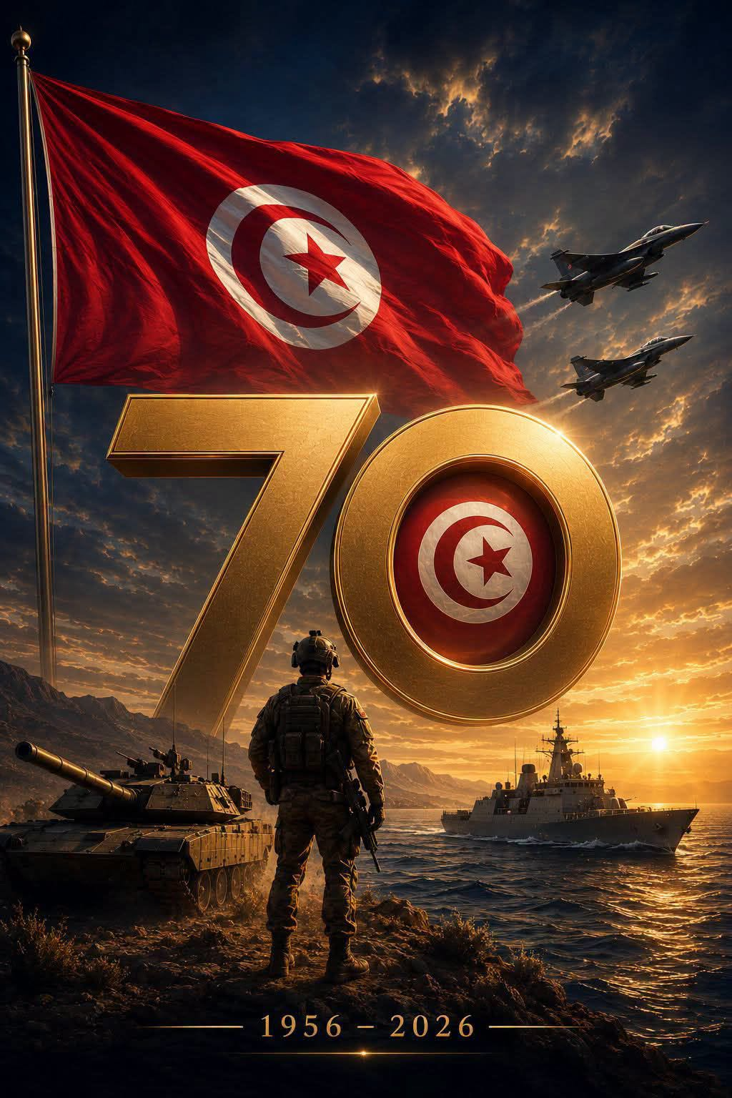 تونس تحيي اليوم الذكرى 70 لانبعاث الجيش الوطني