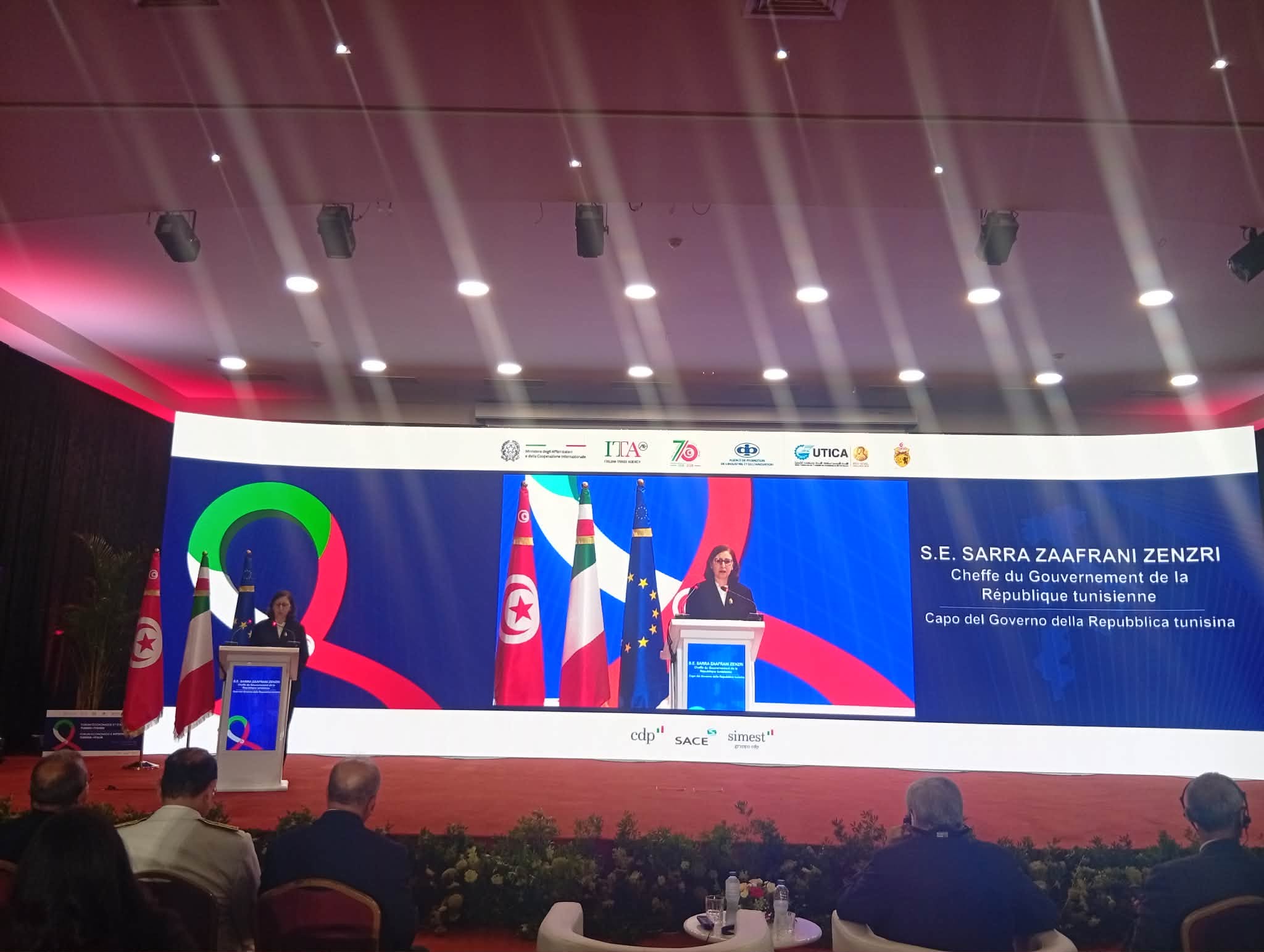 رئيسة الحكومة: إيطاليا تتصدر المرتبة الثالثة من حيث الاستثمارات الأجنبية المباشرة في تونس