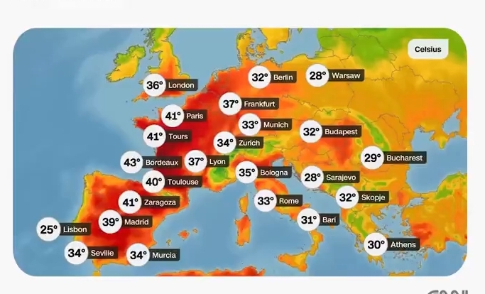 وفاة 212 شخصا بسبب موجة حر شديد تضرب إسبانيا