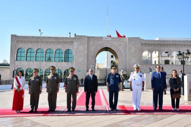 بمناسبة الذكرى 70 لانبعاث الجيش الوطني: وزير الدفاع يشرف على موكب رفع العلم بساحة القصبة