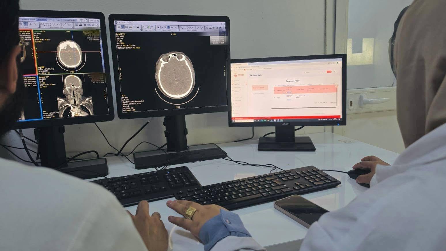 قسم الاستعجالي بالمستشفى الجامعي بمدنين ينجح مجدداً في التكفل السريع  بحالة جلطة دماغية حادة،باعتماد منصة NAJDA AVC