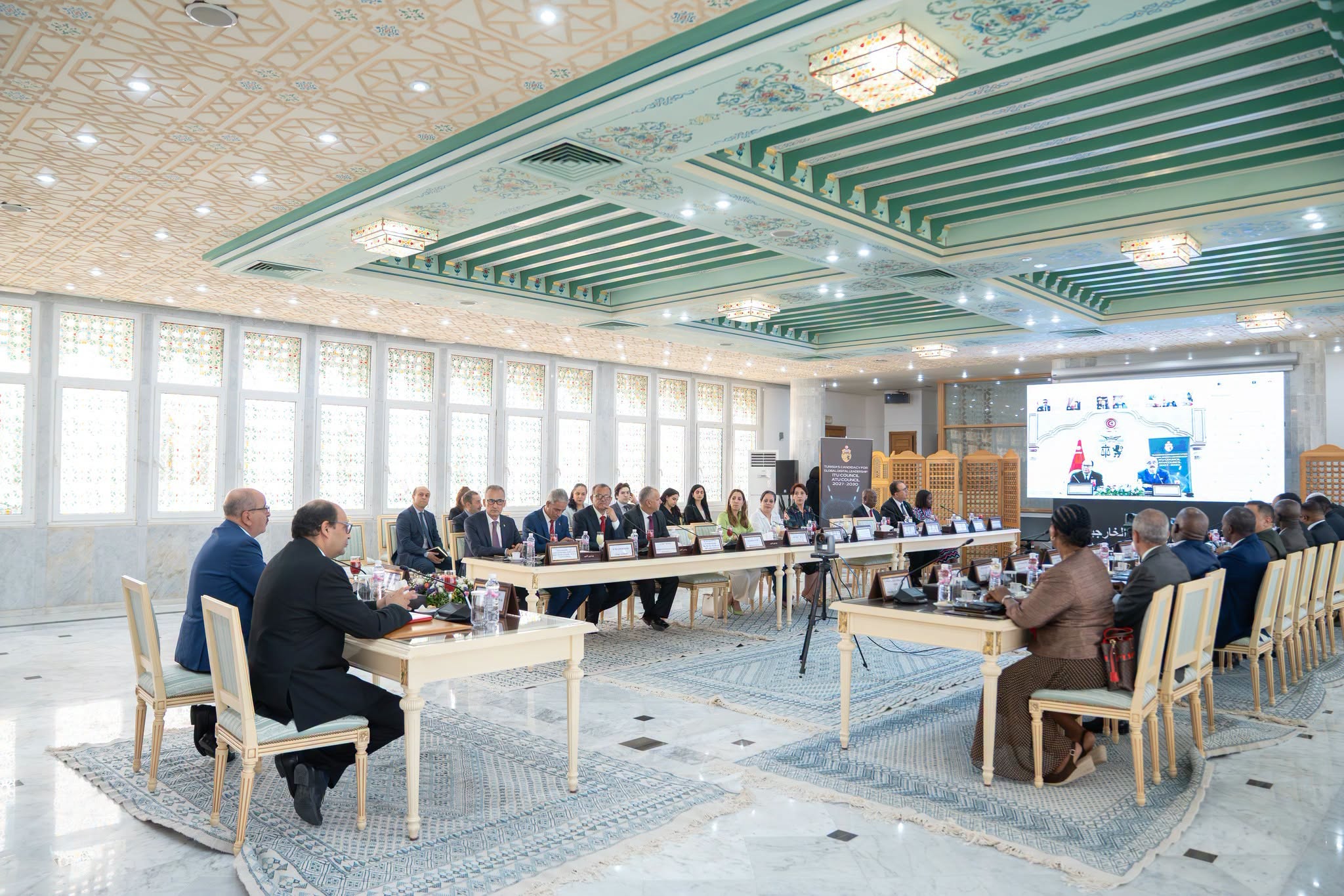 تونس تعرض ترشحاتها لهيئات الاتحاد الافريقي للاتصالات امام البعثات الدبلوماسية الافريقية.