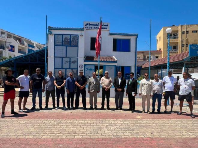 وفد من الدفاع المدني العراقي في زيارة ميدانية لمعتمدية طبرقة للاطلاع على التجربة التونسية