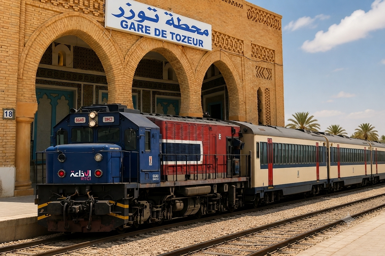 Après deux semaines d'arrêt, le train Tunis–Tozeur reprend ses dessertes