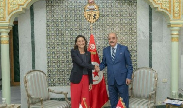 وزير الشؤون الخارجية يلتقي السفيرة الهولندية بمناسبة انتهاء مهامها