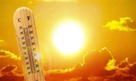 طقس حار ودرجات الحرارة بين 32 و45 درجة