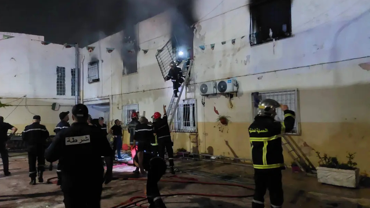 الجزائر: وفاة 11 شخصا في حريق بمؤسسة لرعاية الأطفال