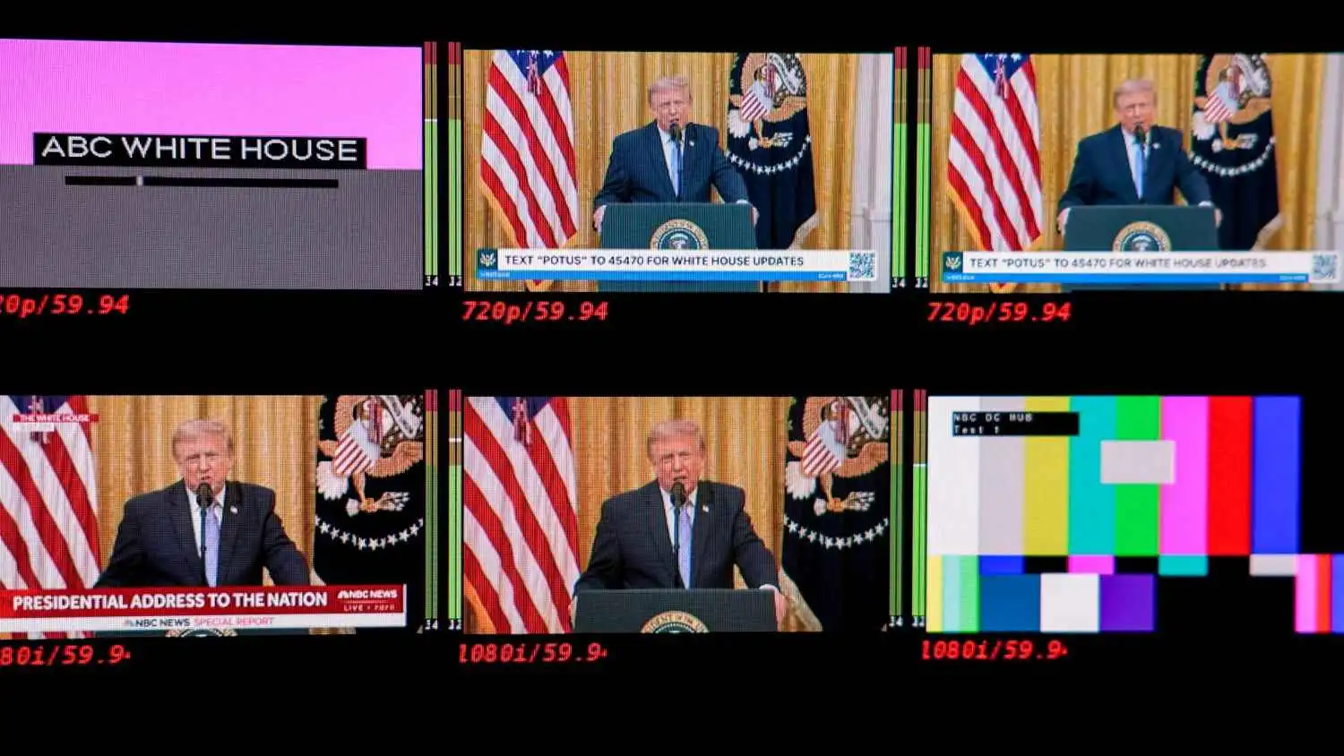 ترامب يهدد بسحب تراخيص شبكات أمريكية لم تبث خطابه