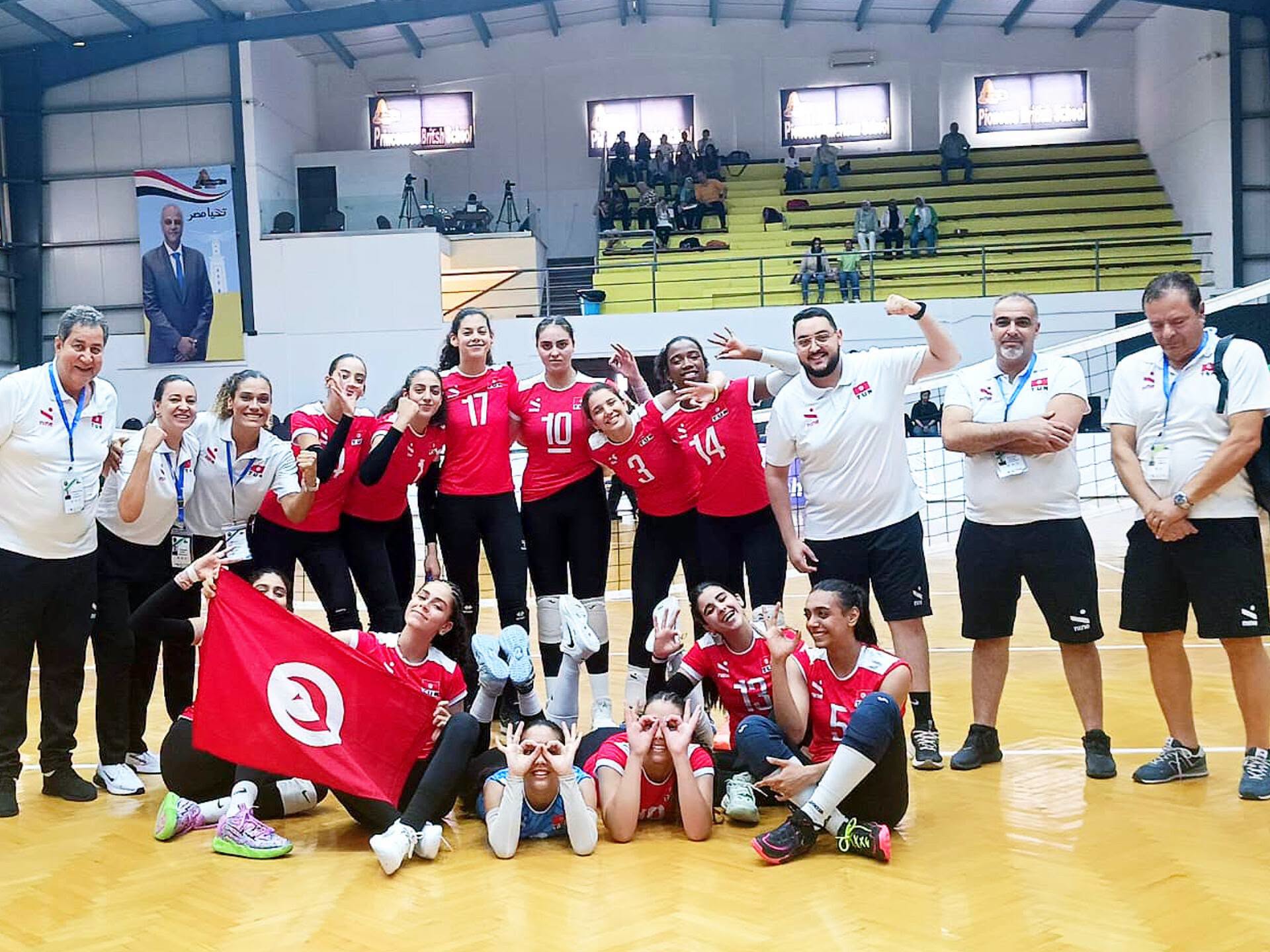 بطولة أمم إفريقيا للكرة الطائرة للصغريات تحت 18 سنة: فوز المنتخب التونسي على نظيره الجزائري