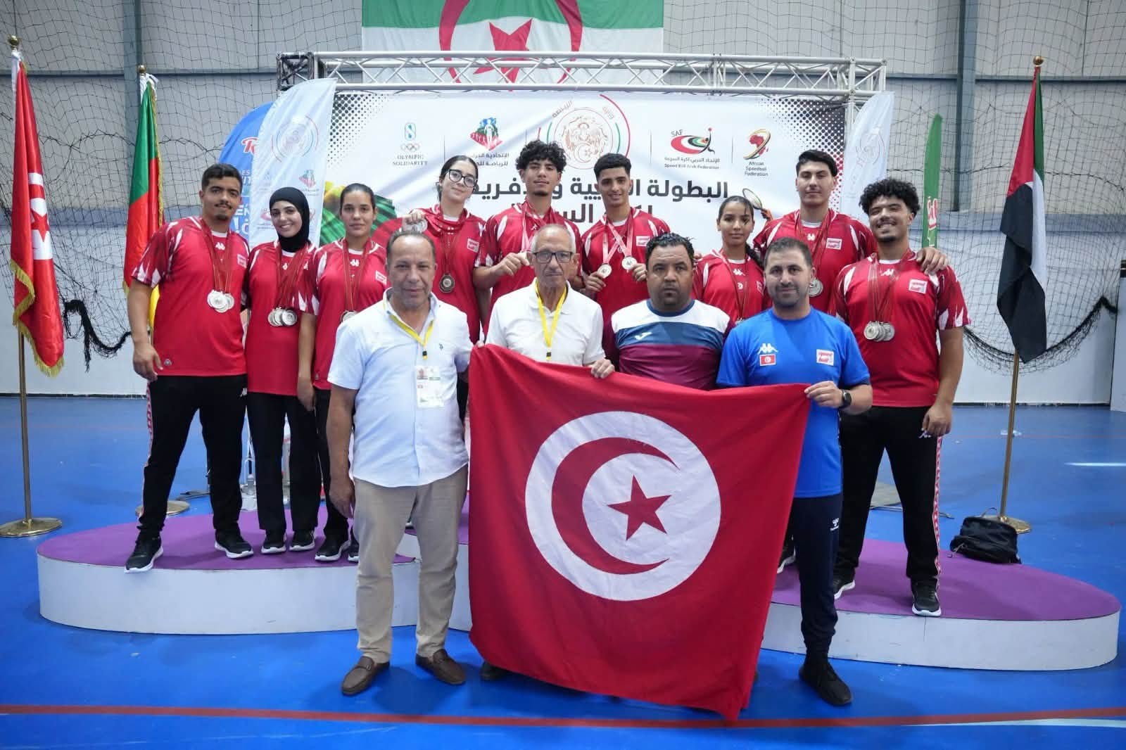 إنجاز عربي جديد للمنتخب الوطني التونسي لكرة السرعة.