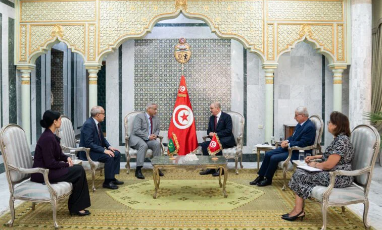 Tunisie–Mauritanie : Mohamed Ali Nafti reçoit le nouvel ambassadeur mauritanien