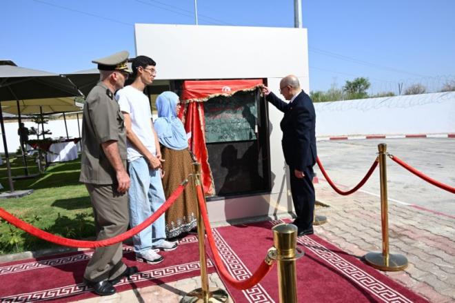 وزير الدفاع يدشّن مشروع توسعة الحيّ العسكري “الشهيد الوكيل أعلى رابح العوّادي"