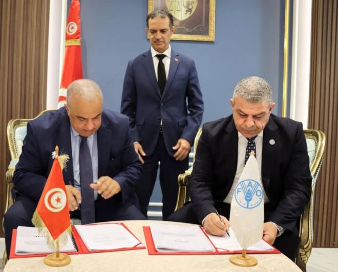 توقيع اتفاقية شراكة بين الإدارة العامة للغابات ومنظمة الفاو لاستعادة غابات الصنوبر الحلبي بالقصرين