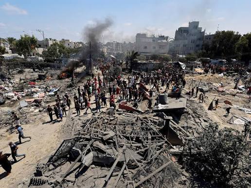 استشهاد 6 فلسطينيين وإصابة 10 آخرين في غارة صهيونية على مدينة غزة