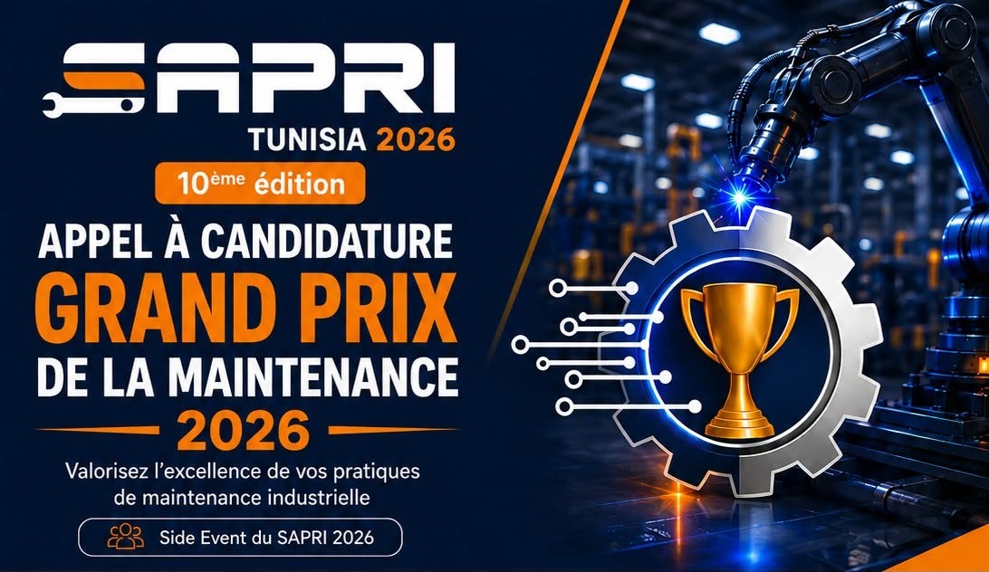 المركز الفني للصناعات الميكانيكية والكهربائية يطلق "الجائزة الكبرى للصيانة 2026" ويحدّد آخر أجل لتقديم الترشحات يوم 21 سبتمبر 2026
