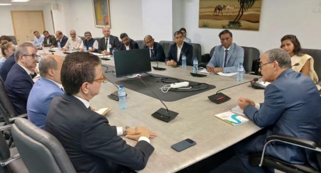 وزير الإقتصاد يؤكد على توفر الفرص والإمكانيات للإرتقاء بحجم الإستثمارات الهندية في تونس