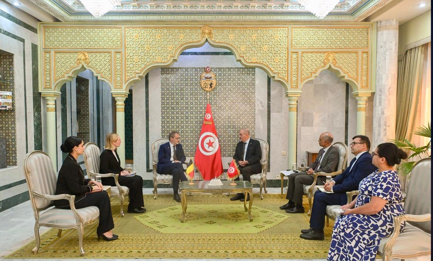 وزير الشؤون الخارجية يتسلم أوراق اعتماد السفير الجديد لمملكة بلجيكيا بتونس