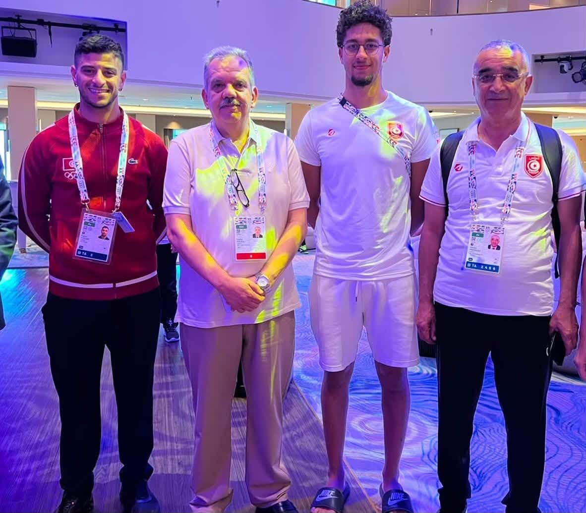 الالعاب المتوسطية (تارانتو 2026) وزير الشباب والرياضة يؤدي زيارة الى الوفد التونسي بمقر إقامته بالقرية المتوسطية العائمة 