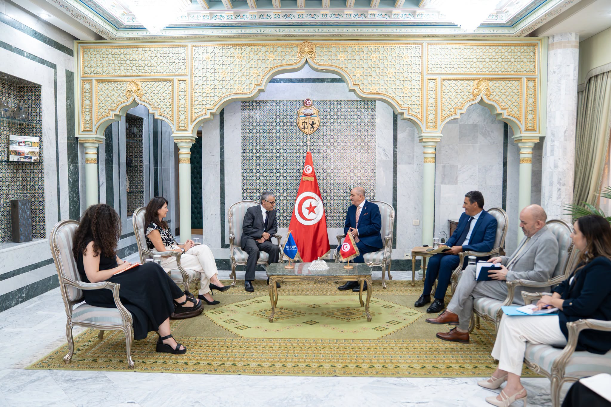 وزير الشؤون الخارجية يستقبل رئيس بعثة المنظمة الدولية للهجرة بتونس بمناسبة انتهاء مهامه ببلادنا