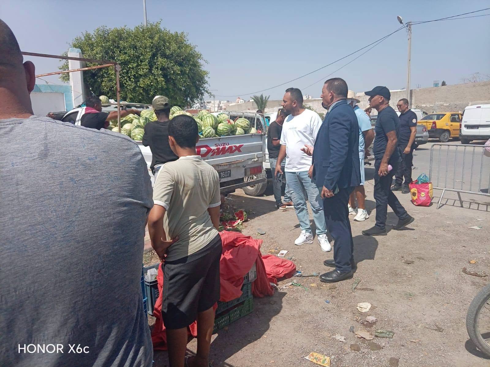 حملة أمنية ميدانية مكثفة بمحيط السوق الأسبوعية بالمنستير