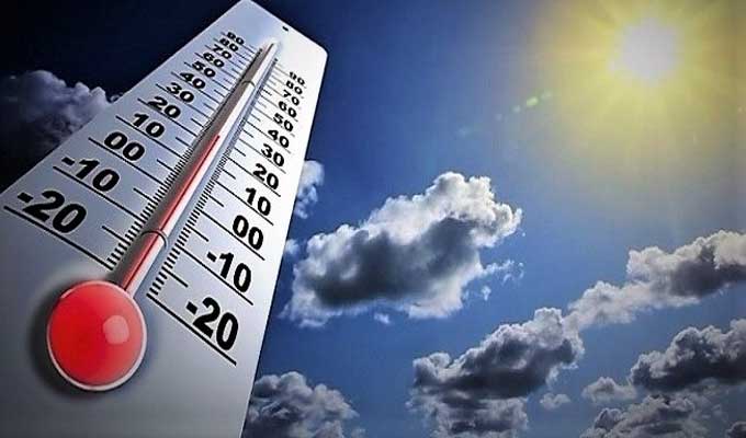 طقس مغيم جزئيا مع مع نزول امطار بالمناطق الغربية