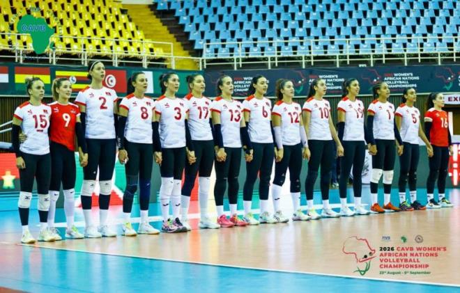 بطولة الأمم الإفريقية للكرة الطائرة للسيدات: المنتخب التونسي ينهي مشاركته في المركز الخامس