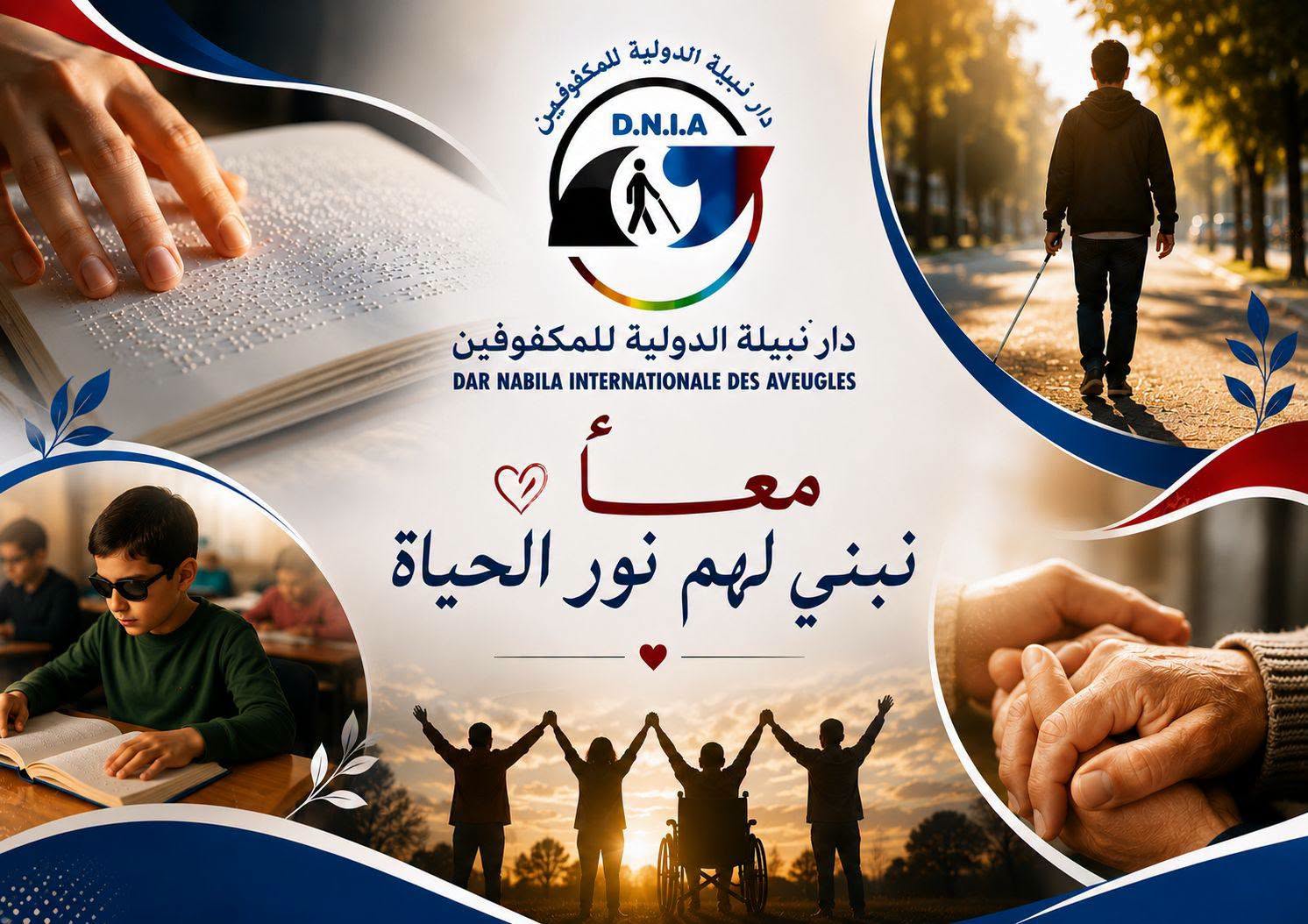 جمعية "دار نبيلة" الدولية للمكفوفين تنظم مبادرة تضامنية السبت 12 سبتمبر 2026 لدعم أبناء المكفوفين وضعاف البصر