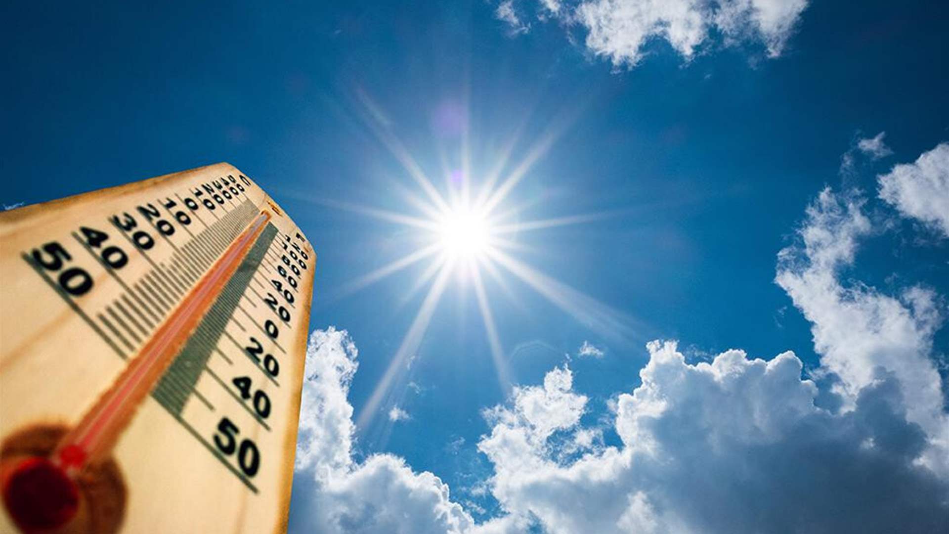 طقس مغيم  و الحرارة في استقرار 