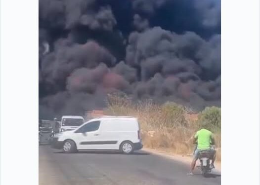 Incendie sur la route de Sfax : le feu maîtrisé