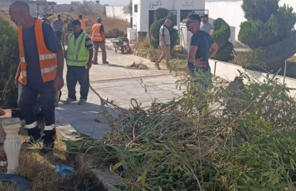 أريانة : حملة تشاركية بالمنيهلة لتنظيف وتهيئة المؤسسات التربوية استعدادا للعودة المدرسية