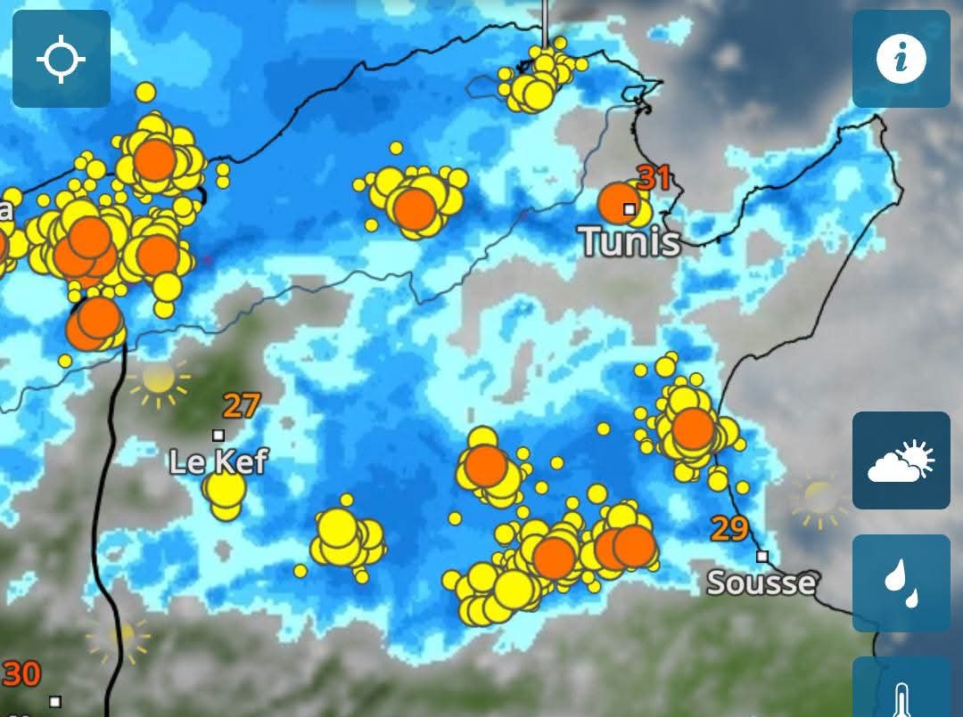 Perturbation orageuse : le Nord et le Centre sous surveillance