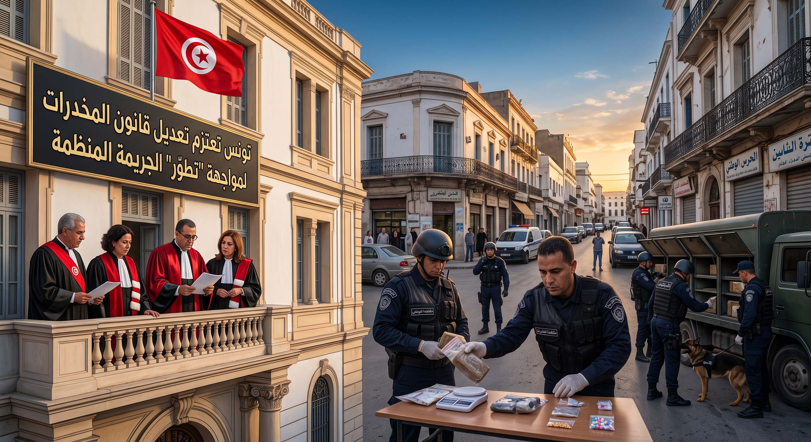 تونس تعتزم تعديل قانون المخدرات لمواجهة "تطوّر" الجريمة المنظمة